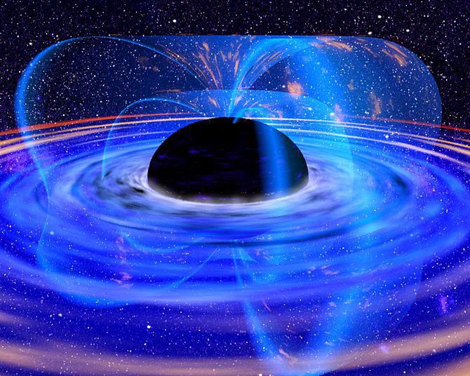 Живеем на хоризонта на събитията на четиримерна черна дупка