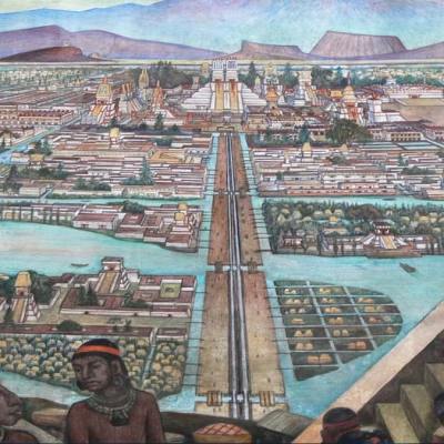 Теночтитлан - столицата на ацтеките - бил по-голям от Лондон или Рим