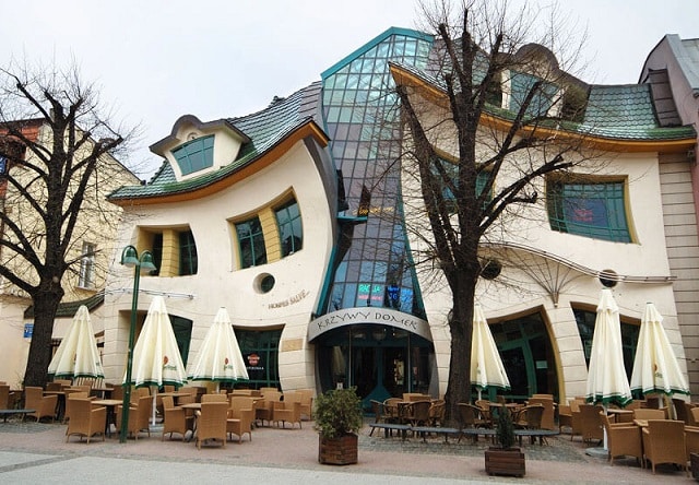 Кривата къща (Сопот, Полша) - Най-необичайните къщи в света