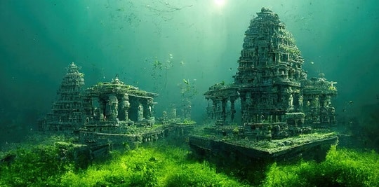 Дварка - индийската Атлантида - напреднали древни градове